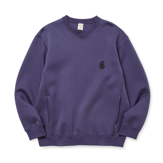 HIGH GAUGE DOUBLE KNIT CREW NECK SW