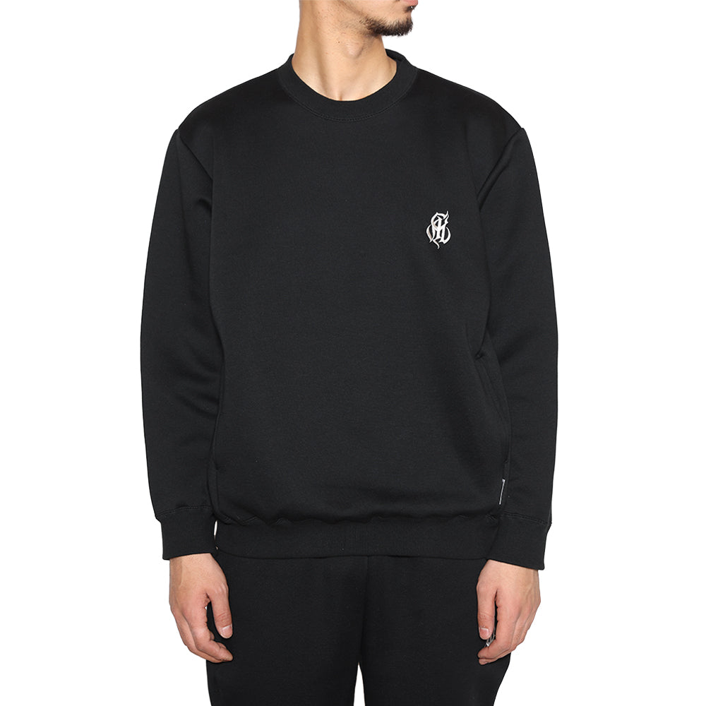 HIGH GAUGE DOUBLE KNIT CREW NECK SW