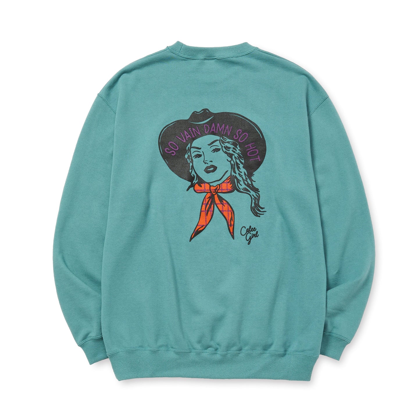 SYNDICATE RETRO WESTERN GIRL CREW NECK SW