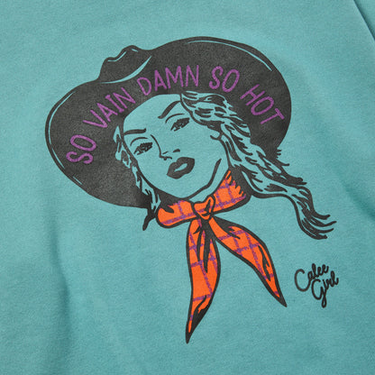 SYNDICATE RETRO WESTERN GIRL CREW NECK SW
