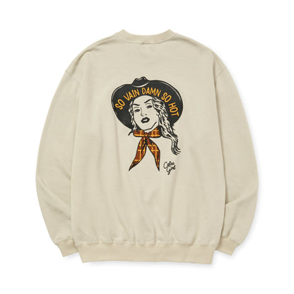 SYNDICATE RETRO WESTERN GIRL CREW NECK SW