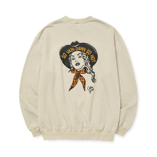 SYNDICATE RETRO WESTERN GIRL CREW NECK SW