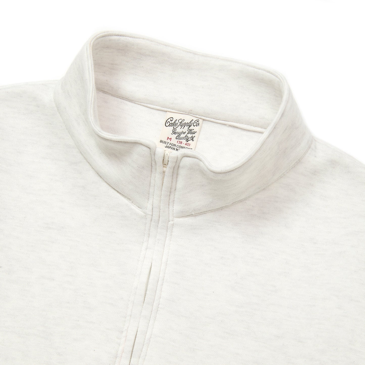 HIGH GAUGE DOUBLE KNIT HALF ZIP SW