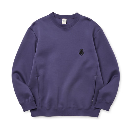 HIGH GAUGE DOUBLE KNIT CREW NECK SW