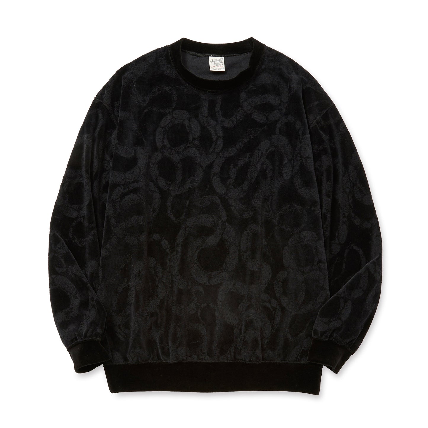 JQ VELOUR CREW NECK CS ＜SNAKE PATTERN＞