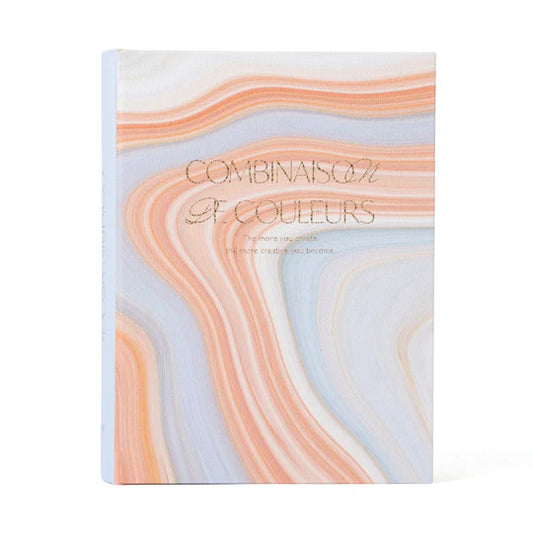 Book Box Marble Small Orange