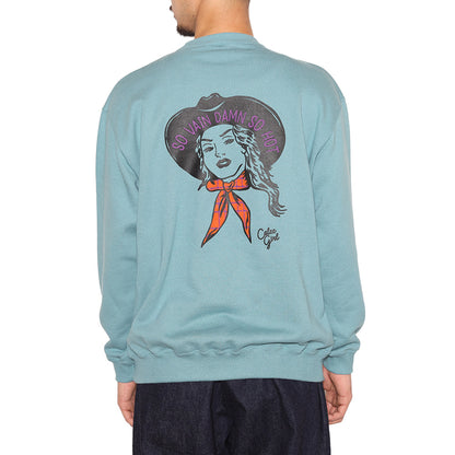 SYNDICATE RETRO WESTERN GIRL CREW NECK SW
